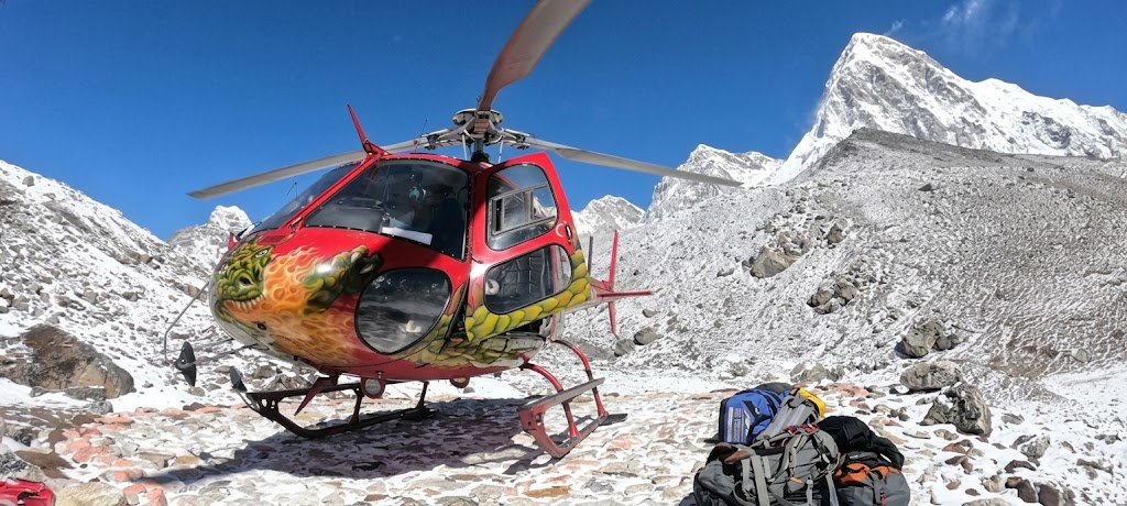 Namche to Everest Base Camp helicopter tour
