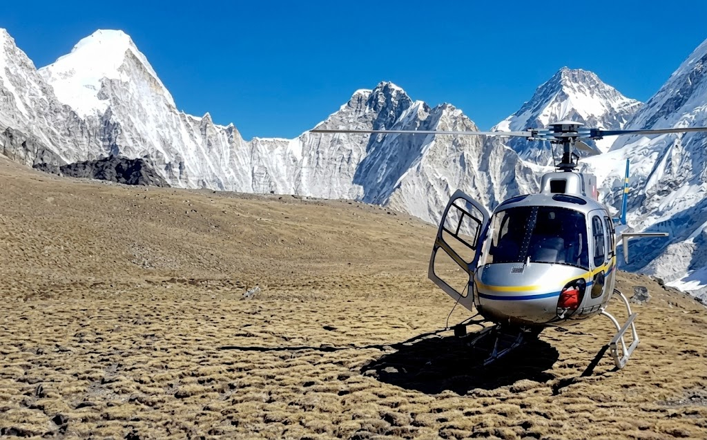 Gorakshep to Lukla helicopter flight
