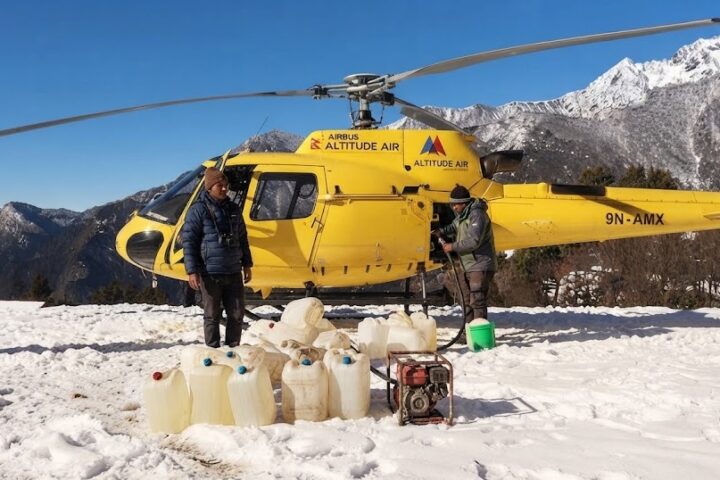Khare To Lukla Heli Flight