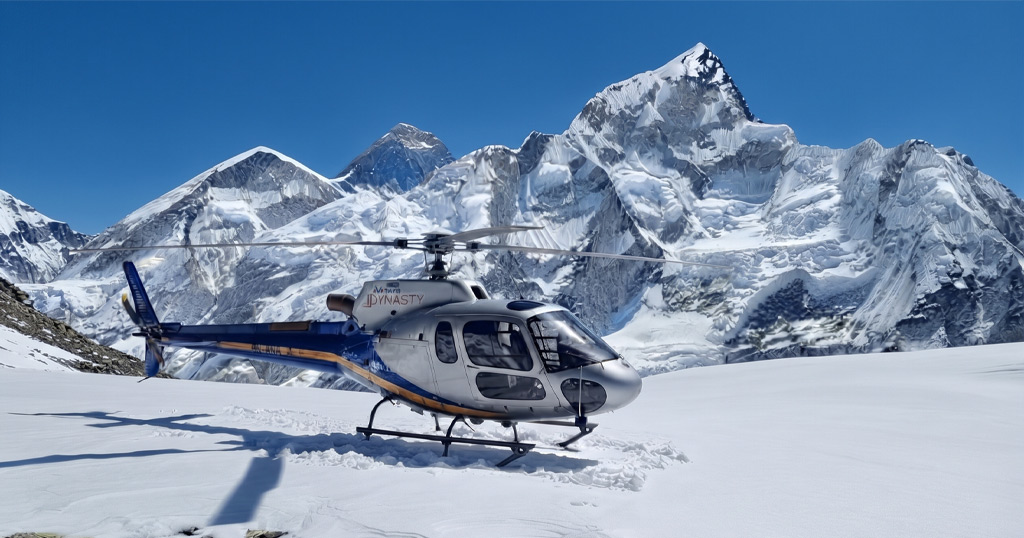 Lukla to Everest Base Camp helicopter flight